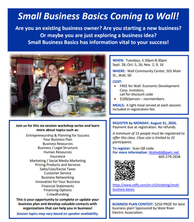 image of the event flyer containing all the same text as the event listing but also including the QR code for scanning