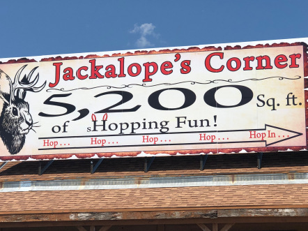 jackalope's corner sign